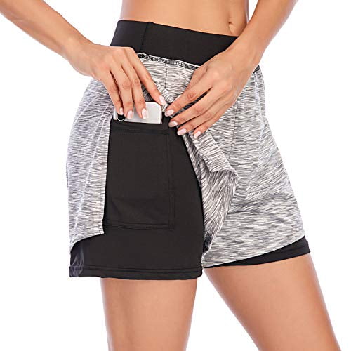 athletic shorts with spandex underneath