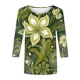 thumbnail image 4 of Going Out Tops 3/4 Sleeve Trending Ball Gown Tees Women Plus Size Valentines Day, 4 of 5