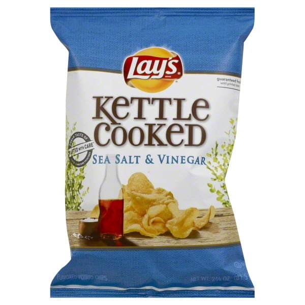 Frito Lay Lays Kettle Cooked Potato Chips, 2.875 oz