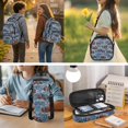 thumbnail image 5 of Yspwyqan Kids Backpack Set Ages 8-15, Blue Tractor Jungle Backpack and Lunch Box with Water Bottle Bag, 17 Inch Lightweight Casual Daypack Front Pocket for School Travel, 5 of 7