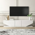 thumbnail image 4 of Incia 71" Modern Wood TV Stand for Maximum 75" TV, Glossy White Finish, 4 of 9