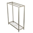 thumbnail image 1 of Kingston Brass SCC8358 Modern Edenscape Freestanding Iron Towel Rack - Brushed Nickel, 1 of 9