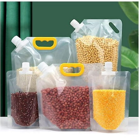 Grain Moisture-proof Sealed Bag, Transparent Grain Storage Suction Bags ...