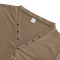 thumbnail image 6 of Men's V-Neck Button T-Shirts Short Sleeve Tees Henley T-Shirt Summer Base Tops, 6 of 9