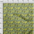 thumbnail image 2 of oneOone Polyester Lycra Lime Green Fabric Abstracts Sewing Craft Projects Fabric Prints By Yard 56 Inch Wide, 2 of 4