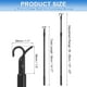 thumbnail image 2 of 2 piezas de varilla de 14"-23" para persianas sin cordón, varilla para subir y bajar cortinas, negra, 2 of 6