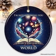 thumbnail image 6 of I&rsquo;m in a Different World Unique Book Lover Ornament, Book Club Christmas Gift, 6 of 6