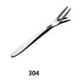 thumbnail image 2 of Redempat Fruit Fork Stainless Steel Cake Candy Dessert Forks Party Tableware Solid Toothpicks Bento Box Cutlery Accessories Type 2, 2 of 9