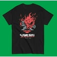 thumbnail image 2 of Samurai Reunion Tour Shirt With Tour locations Classic Samurai Band Shirt Cyberpunk! Samurai T-Shirt, 2 of 7