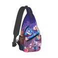 thumbnail image 2 of Cuphead Show Mugman Sling Bag Crossbody Backpack Chest Bags Diagonally Travel Daypack For Women Men Adults Teen, 2 of 8