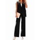 thumbnail image 1 of Conjuntos de 2 Piezas para Mujer: Chaleco Sin Mangas y Pantalón , Conjunto de Blazer Informal de Negocios. Negro S, 1 of 7
