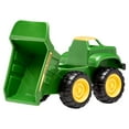 John Deere 6" Sandbox Toy Vehicle Set, Dump Truck and Tractor Toy