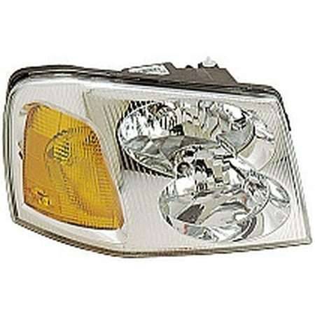 Replacement Headlight Cover Go-Parts » 2002 - 2009 GMC Envoy Front Headlight Headlamp Assembly Front Housing / Lens / Cover - Right (Passenger) 15866070 GM2503220 Replacement For GMC Envoy ()