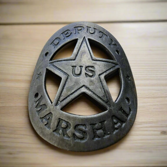 Deputy US Marshal Gun Butt Tag (1.75" x 1.5")
