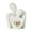 White, variant on Esquirla Couple Statue Abstract Sculpture Art Statue Ceramic Couple Sculpture, Hugging Couple Figurine, for Anniversary Valentines Day S
