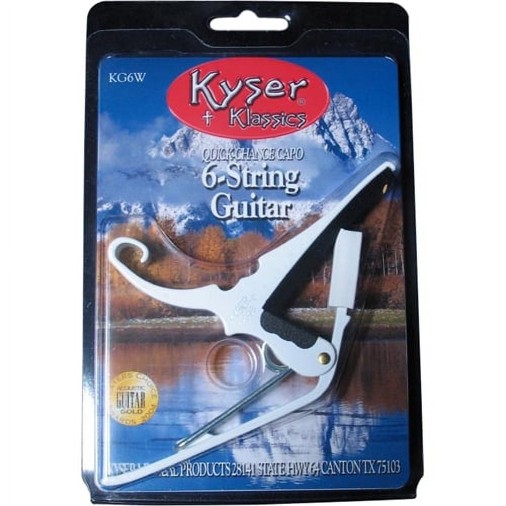 Capo, Kyser 6 Str White