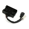 thumbnail image 2 of Unique Bargains 3 Terminals Metal Motorcycle Wiring Voltage Regulator Rectifier for GN 125, 2 of 3