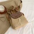 thumbnail image 4 of Women Beach Bag Large Capacity Woven Straw Backpack Seaside Vacation (Style 1), 4 of 10