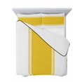 thumbnail image 7 of Quilts Twin Size Bedding Set, Yellow Geometric Lightweight Quilted Comforter, Modern Striped Abstract Art Aesthetics Soft Reversible Bedspread Coverlet with Pillow Covers for All Season, 68" x 86", 7 of 7