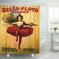 thumbnail image 1 of ABPHQTO Dancer Vintage Sells Floto Performer Wire Walker Under Thebig Cortina de ducha 150x180 cm, 1 of 1