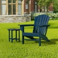 thumbnail image 6 of Garden 18" Inch Round Plastic Outdoor Patio Side Table, Navy Blue, 6 of 7
