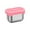 A#Pink, variant on Zmeidao Stainless Steel Salad Dressing Containers with Lids, Reusable Sauce Containers for Lunch Box, Travel, Picnics & Kitchen Storage