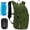 Green, variant on Lightweight Hydration Back,15L Multipurpose Hiking Backpack with 1.5L Water Bladder ,Hydro Water Daypack for Cycling Hiking Rave for Men Women