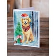 thumbnail image 2 of Golden Retriever Christmas Greeting Cards Pack of 8 7 in x 5 in, 2 of 3