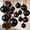 Black, variant on Purple Silver Round Foil Balloons, 16PCS Different Sizes 4D Metallic Balloon Large Sphere Mirror Ball Balloons for Prom Graduation New Year Birthday Party Ceiling Decorations Supplies