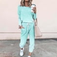 thumbnail image 2 of Stamzod Womens Lounge Set Long Sleeve Pullover and Jogger Pants Matching Tracksuit Sets Gradient 2 Piece Sweatsuits Fall Outfits Plus Size, 2 of 5