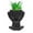 B, variant on Large Christmas Decorations Bulbs Antique Bust Outdoor Statues Couple Dancing Sculpture Garden Lot Lazy Man's Mini Planter With Dummy Easy Care Decorative Pots