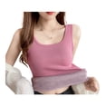 thumbnail image 1 of Sonducket Ropa interior térmica para mujer, algodón grueso, deportes al aire libre de invierno, esquí, Snowboard, chaleco esculpido sin Camisetas sin mangas Rosa roja, 1 of 6