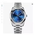 thumbnail image 1 of Taxau Relojes De Plata Para Hombres Reloj De Vestir Para Hom, 1 of 1
