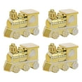 thumbnail image 4 of HCTSHG 4PCS Christmas Train Ornament for Home Plastic Xmas Hanging Ornaments with Rope Christmas Train House Decoration for Home Wedding Party, 4 of 9