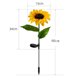 thumbnail image 2 of luces solares de estaca de jardín, luces solares LED de girasol para decoración de patio, césped, jardín, 2 of 5