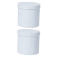 thumbnail image 4 of LEEYNEER 2pcs 5 Inch Round Gift Box  DIY Flower Packing Box with Lids  Decorative Bucket  Flower Arrangements  Valentine‘s Day and Wedding Decoration, 4 of 8