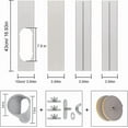 thumbnail image 4 of 4pcs Adjustable Window Slider Kit Air Conditioner Wind Shield Plate for Portable Air Conditioner, 4 of 5