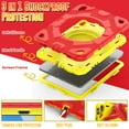 thumbnail image 2 of ELEHOLD Kids Case for iPad 10th Generation 10.9" 2022, Three-Layer Heavy Duty Rugged Shockproof Case with 360° Rotatable Folding Handle Grip Kickstand Crossbody Shoulder Strap for iPad 10th Gen,Red, 2 of 7