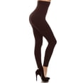 thumbnail image 2 of Women's High Waist Control Top Compression Leggings (Coffee, One Size), 2 of 2