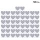 thumbnail image 4 of FELTECHELECTR 50 pegatinas con forma de corazón para rascar, creativas, para manualidades, sorpresas, para fiestas y amigos, color plateado, 4 of 6