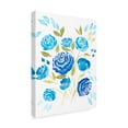 thumbnail image 2 of Trademark Fine Art 'Cerulean Blooms I' Canvas Art by Regina Moore, 2 of 4