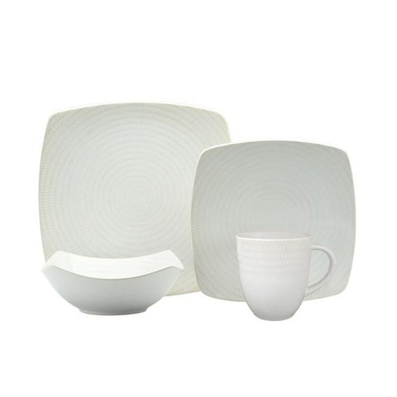 Black Rice Dinner Set, 16 Piece