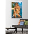 thumbnail image 2 of Sports Illustrated: Swimsuit Edition - Gigi Hadid 16 Wall Poster with Magnetic Frame, 22.375" x 34", 2 of 5