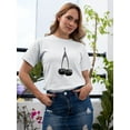 thumbnail image 2 of Compass W Cherries T-Shirt Women -Mohsen Najafi Designs, Female 3X-Large, 2 of 4