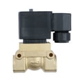 thumbnail image 3 of U.S. Solid High Pressure Electric Solenoid Valve 1-50 bar DC 12V Brass 1/4 inch, 3 of 7