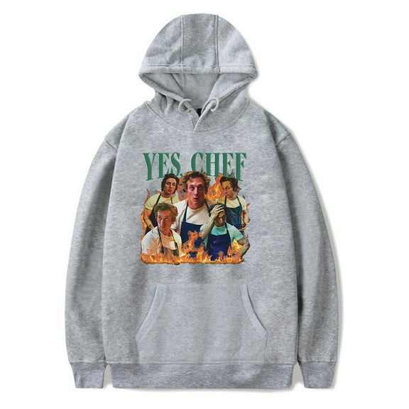 Yes Chef Jeremy Allen  The Bear merch  Tv  series hooded  drawstring pocket sweatshirt men/women Pullovers