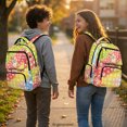 thumbnail image 3 of Chririnla Corgi Paw Print Pattern Backpack for School Boys with Lightweight multi-tasche School Bag, Multi-Pocket 17 Inch Bookbag for Travel Back to School Daily Use, 3 of 9