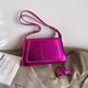 thumbnail image 4 of Bolso de hombro para mujer Bolsos para axilas de cuero de PU Color sólido para el trabajo (rojo rosa) Ehuebsd Para Estrenar, 4 of 9