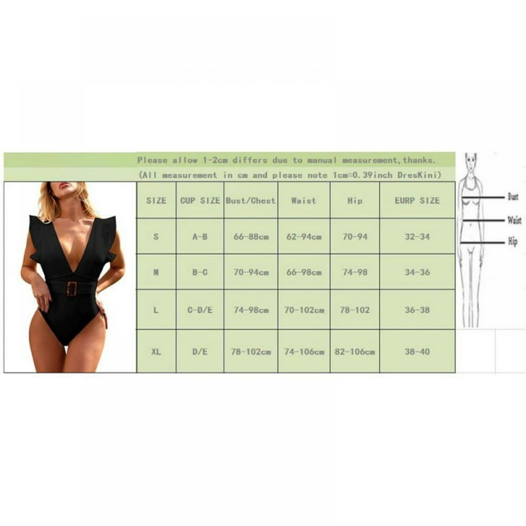 One Piece Bathing Suit for Women, Halter Deep V Neck Tummy Control