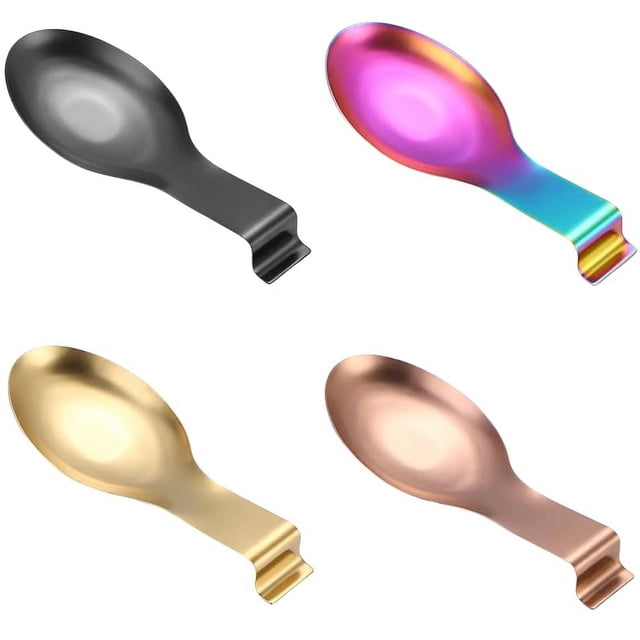 Zhuge Accesorios de cocina, estante de cuchara decorativa, 25 * 9,5 cm, juego de 4 piezas